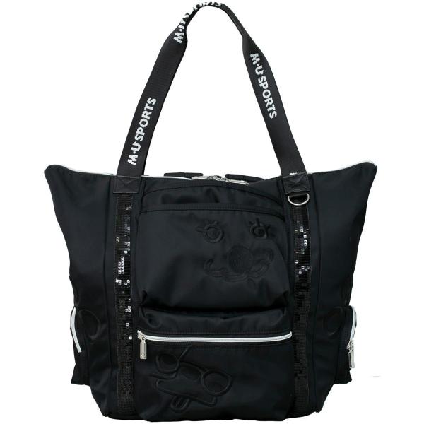 M.U SPORTS エムユースポーツ 2WAY ボストン バッグ ブラック gdoshop_0000650811