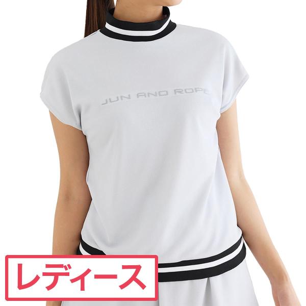 ジュン アンド ロペ JUN & ROPE メッシュコンビ リブ配色モックネック