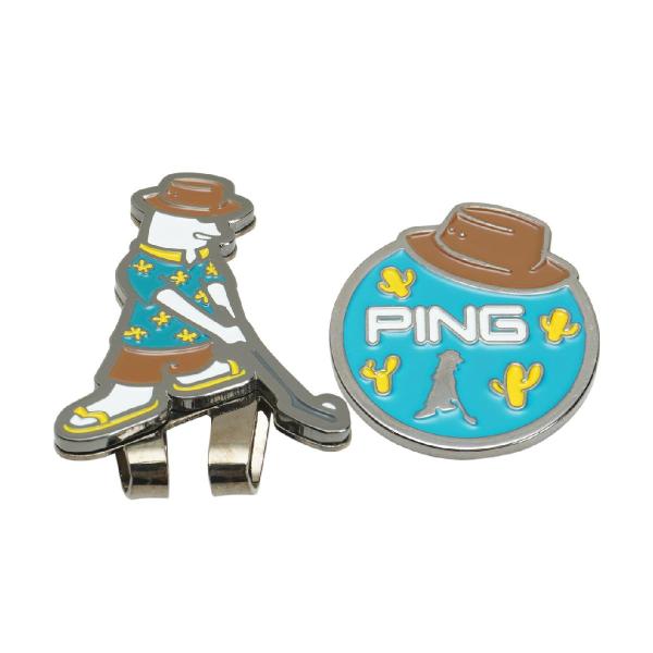 PING（ピン） PING MR.PING アロハ マーカー : GDOゴルフショップ