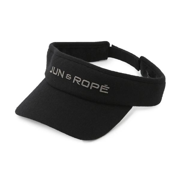 JUN&ROPE’ - 新品　ジュンアンドロペ　Jun&ROPE サンバイザー JUN&ROPE' ジュン アンド ロペ JUN & ROPE ロゴ入りサンバイザー