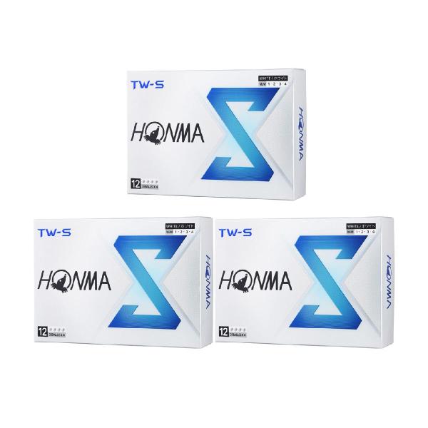 本間ゴルフ HONMA TW-S ボール 3ダースセット