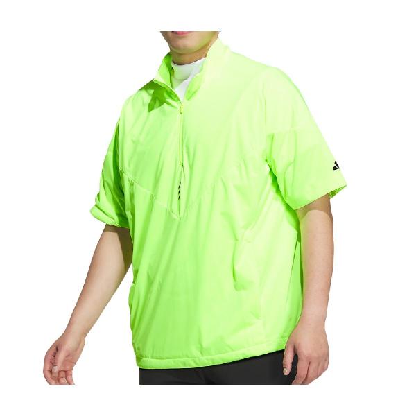 【新品未使用】アディダス ゴルフ 半袖 ハーフジップ ウィンド コードカオス　L adidas（アディダス） コードカオス ハーフジップ半袖ウインド