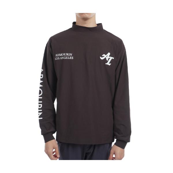 ARMOURIN GDOゴルフ : 長袖Tシャツ モックネック ルーズ ARMOURIN アーマーイン TEE L/S ルーズフィットモックネック アーマーイン メンズウェア