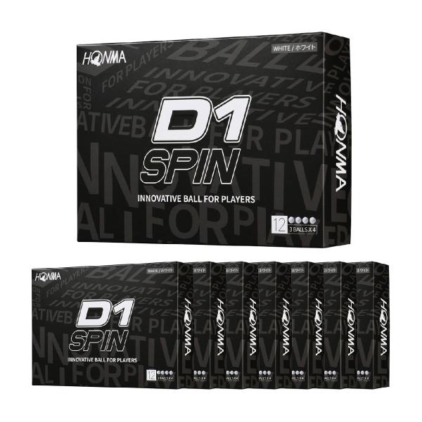 HONMA GOLF（本間ゴルフ） HONMA D1 SPIN ボール 8ダースセット : GDO
