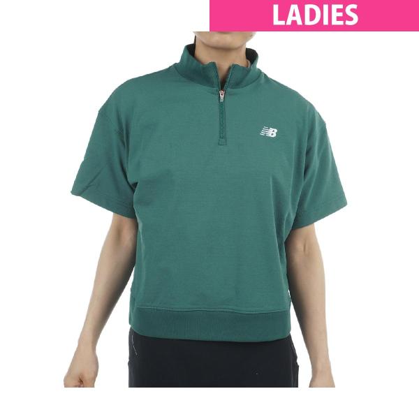 【美品‼️】ニューバランス　ゴルフ スウェット ハーフスリーブ クルーネック 緑 New Balance Golf（ニューバランスゴルフ） ニューバランス New