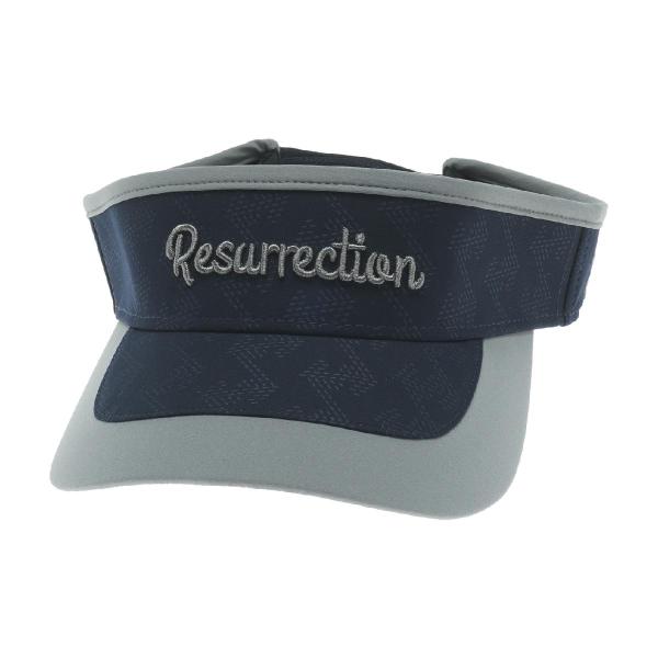 レザレクション Resurrection トーンエンボスサンバイザー : GDOゴルフ