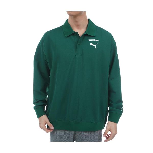 TANGRAM タングラム　PUMA ゴルフウェア golf ポロシャツ　長袖 PUMA プーマ × TANGRAM 長袖ポロシャツ : GDOゴルフショップ
