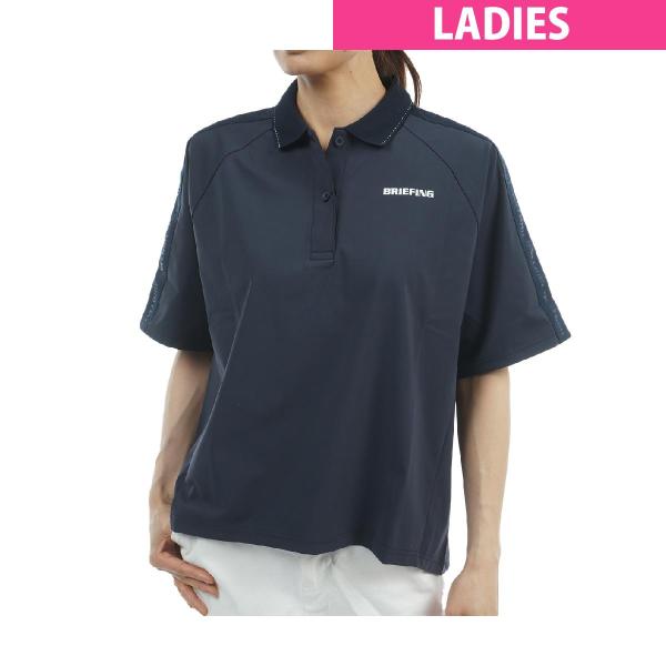 BRIEFING GOLF ブリーフィング ロゴ ライン RF 半袖ポロシャツ