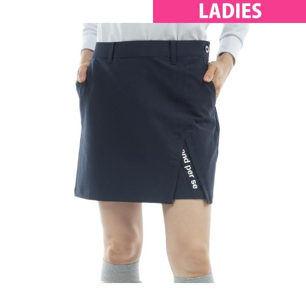 アンパスィ　and per se　ストレッチ ショットスムーザーツイルスカート　レディス and per se（アンパスィ） ストレッチ ショットスムーザーツイル