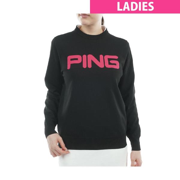 ピン PING 10カラー クルーネックセーター レディス