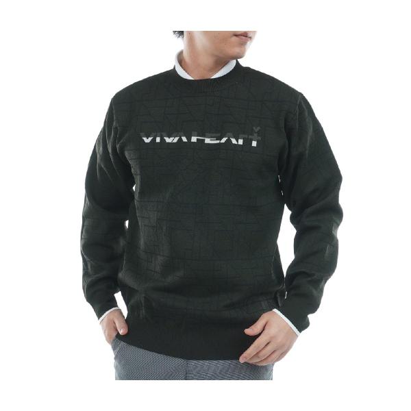 ビバハート　VIVA HEART　ステンドグラス柄 軽量セーター VIVA HEART（ビバハート） ステンドグラス柄 軽量セーター : GDOゴルフ