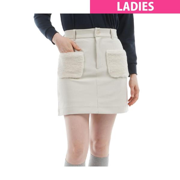 ビバハート　VIVA HEART　ストレッチ ファーポケット 台形ミニスカート　レディス VIVA HEART（ビバハート） ストレッチ ファーポケット 台形ミニ