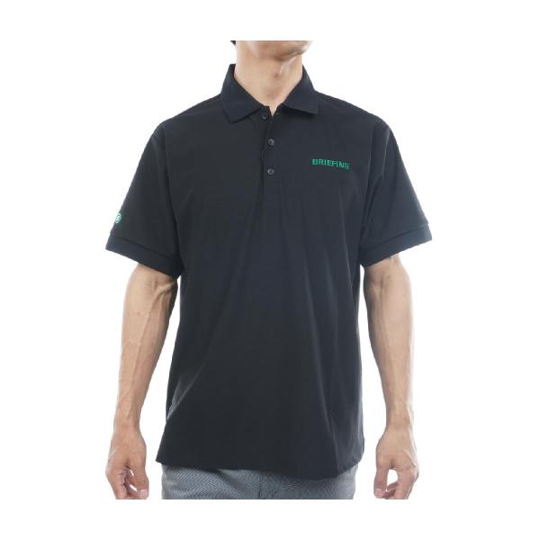 ⓁBRIEFING GOLFブリーフィングゴルフEARTHモックネック半袖シャツ ⓁBRIEFING GOLFブリーフィングゴルフEARTHモックネック半袖