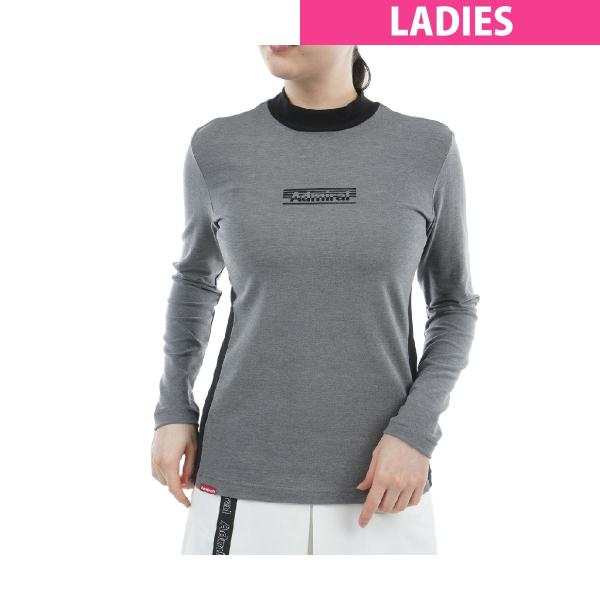 アドミラル　Admiral　ストレッチ スエード起毛 モックネック長袖シャツ　レディス Admiral（アドミラル） ストレッチ スエード起毛 モックネック長袖