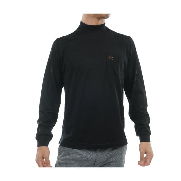 マンシングウェア　Munsingwear　ハイゲージウールモックネック長袖シャツ Munsingwear（マンシングウェア） ハイゲージウールモックネック長袖