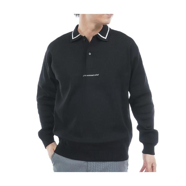 ユナイテッドアローズ UNITED ARROWS GOLF ニット長袖ポロシャツ : GDO