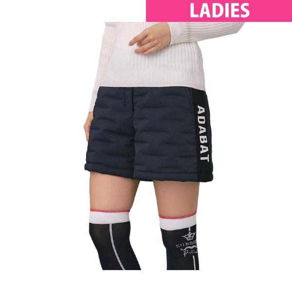 アダバットネイビー ADABAT NAVY ストレッチ ダウンキュロットパンツ