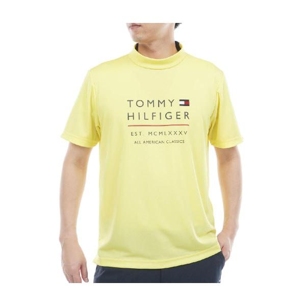 トミー ヒルフィガー ゴルフ TOMMY HILFIGER GOLF フロントロゴ モックネック半袖シャツ