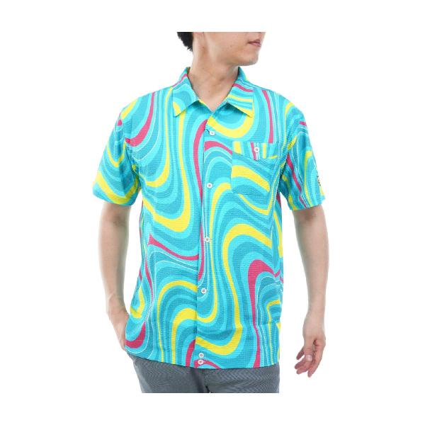 LOUDMOUTH（ラウドマウスゴルフ） Loud Mouth Golf ニットサッカー開襟