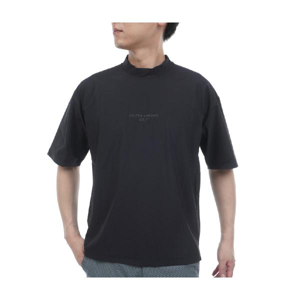 N*m様 美品♡ユナイテッドアローズ モックネック 黒 Lサイズ ゴルフ 襟元ロ ユナイテッドアローズ UNITED ARROWS GOLF ストレッチ モックネック