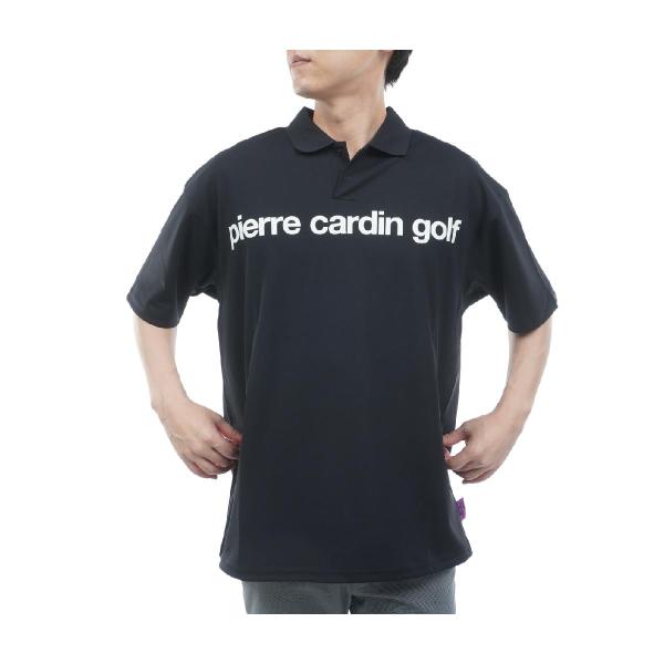 ピエールカルダンゴルフ pierre cardin golf バックPロゴ 半袖ポロシャツ
