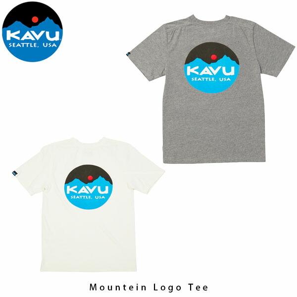 出荷 カブー KAVU メンズ 半袖Tシャツ マウンテンロゴTee アウトドア