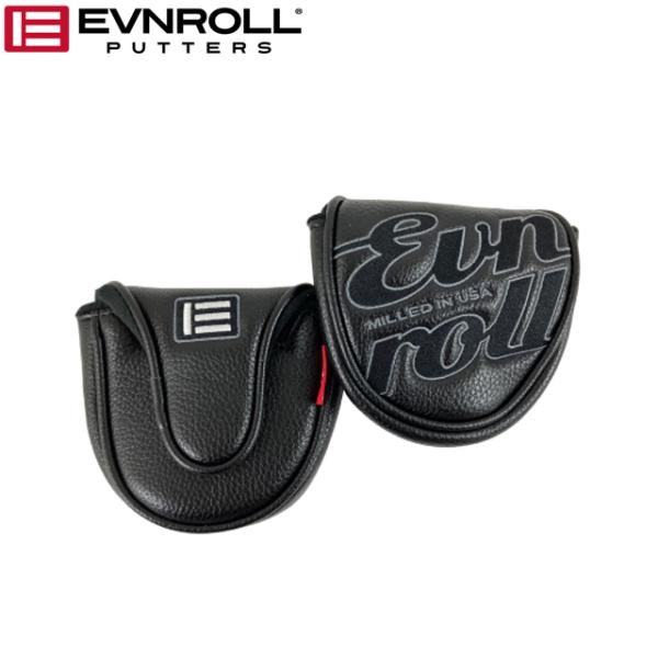 【送料無料　メール便】【日本正規品】EVNROLL イーブンロール ブレードタイプ ネオ ブラック（マレットタイプ）　パターカバー HEHC-000030