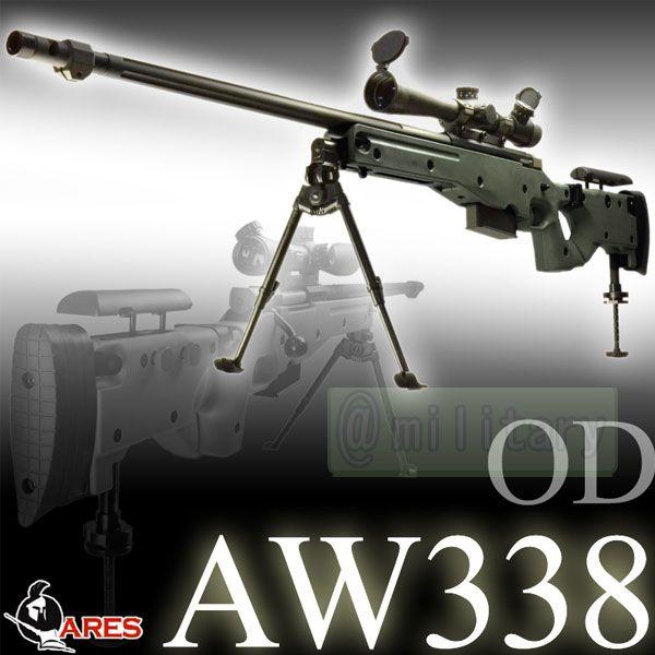 ARES AW338 CNCバージョン ガスライフルOD ARES AW338 CNC バージョン エアーコッキングスナイパーライフル 【ASG