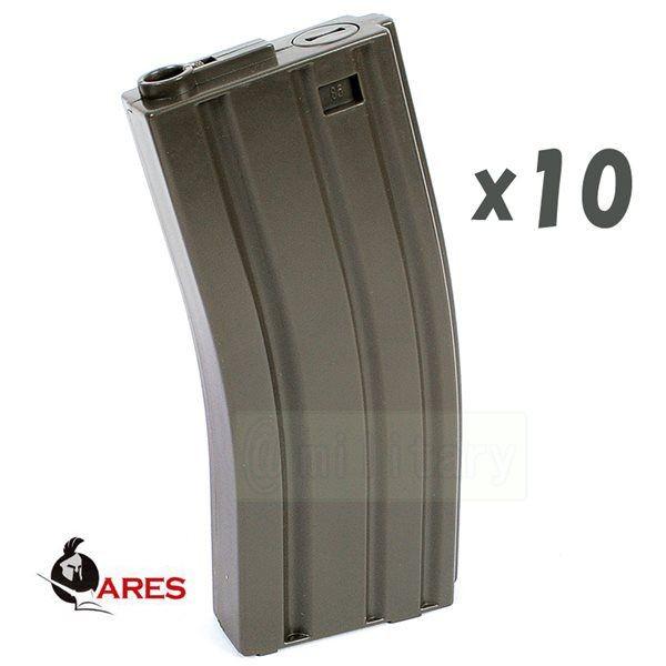 □10本セット□ ARES製 85連 M16・M4マガジン [マルイ互換] : ジーリー