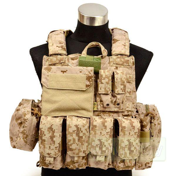 FLYYE Force Recon Vest with Pouch Set Ver.MAR AOR1 迷彩 : ジーリー
