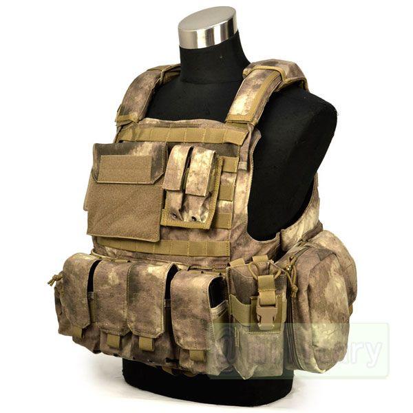 FLYYE Force Recon Vest with Pouch Set Ver.Land A-TACS 迷彩