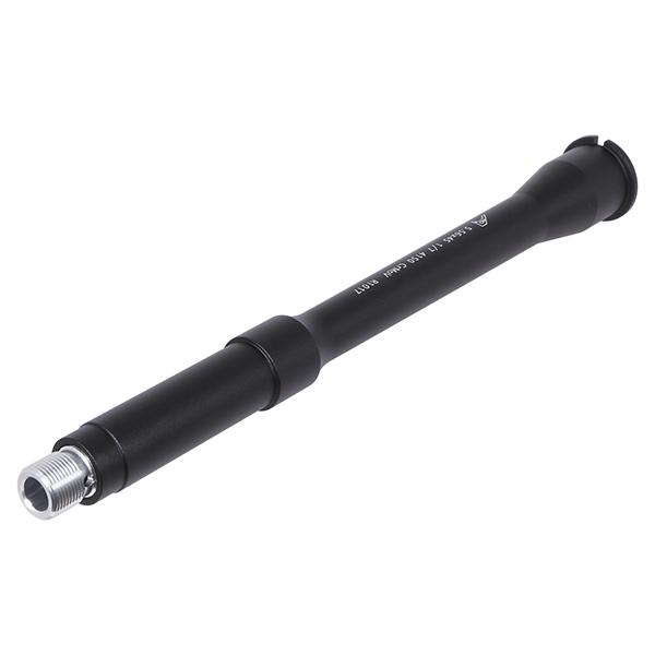 IRON AIRSOFT アルミCNC AERO タイプ 10.5インチ アウターバレル 各社GBB M4シリーズ用 ブラック[2202V]