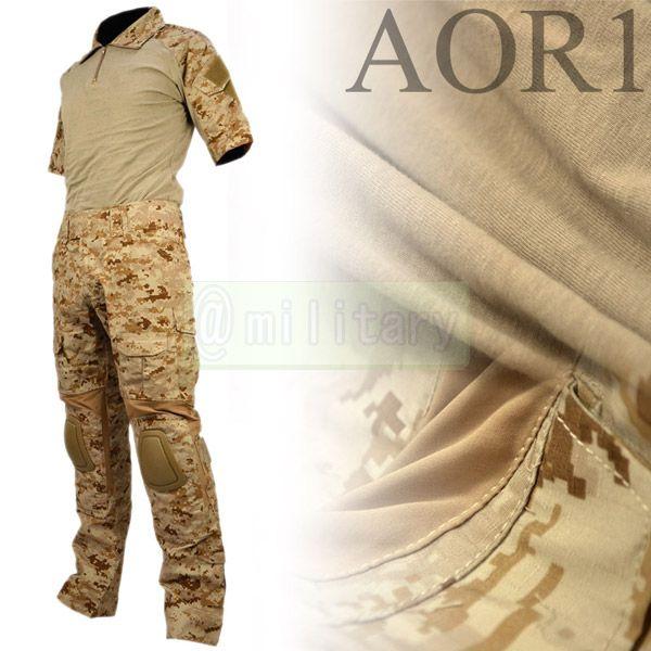 Paraclete AOR1 BDU 上下セット Large 実物 CRYE COMBATタイプ BDU 上下セット 半袖タイプ AOR1 : ジーリー