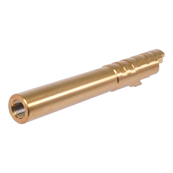 5KU INFINITY SVP 45ACP タイプ 5.1インチ ステンレス アウターバレル 東京マルイ ハイキャパ用 ゴールド