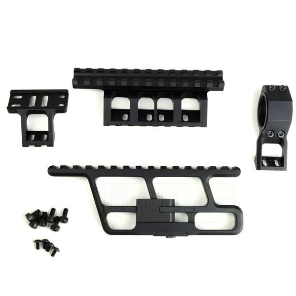 AK-307 タイプ フルレングス オプティックマウント forAK ブラック AK-307 タイプ フルレングス オプティックマウント forAK ［フルCNC