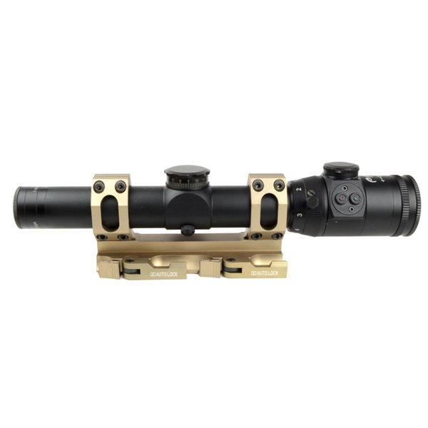 HOLY WARRIOR 1-4x24 ワイドアングル ライフルスコープ スコープ