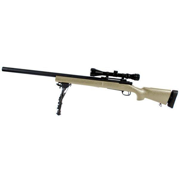 SNOW WOLF M24 エアコッキング フルートバレルver DE スコープ 