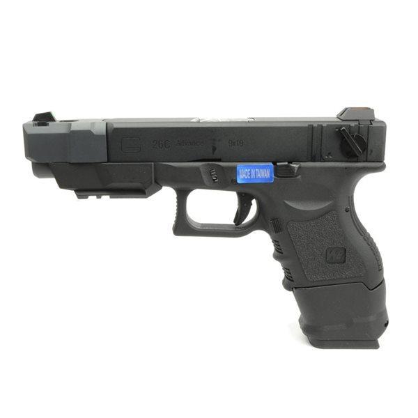 WE-TECH G26C Advance ガスブローバックガン ブラック : ジーリー