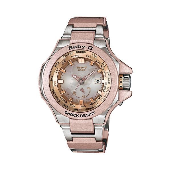 Casio Baby G カシオ ベビーg 電波ソーラー ソーラー電波 腕時計 うでどけい レディース Ladie S ピンクベージュ Bga 1300 4ajf Bga 1300 4ajf 腕時計 アクセサリー Gross 通販 Yahoo ショッピング
