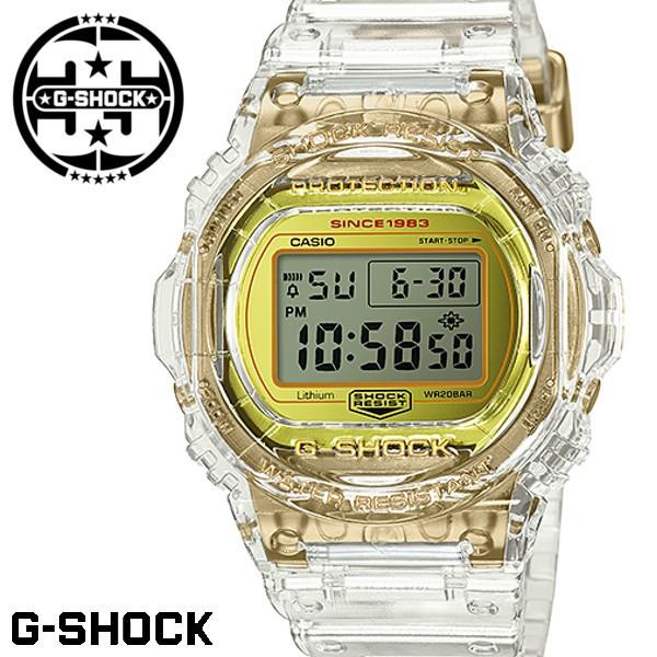 G Shock Gショック ジーショック 限定モデル 腕時計 メンズ Dw 5735e 7 35周年記念モデル グレイシアゴールド クリアスケルトン Dw 5735e 7 腕時計 アクセサリー Gross 通販 Yahoo ショッピング