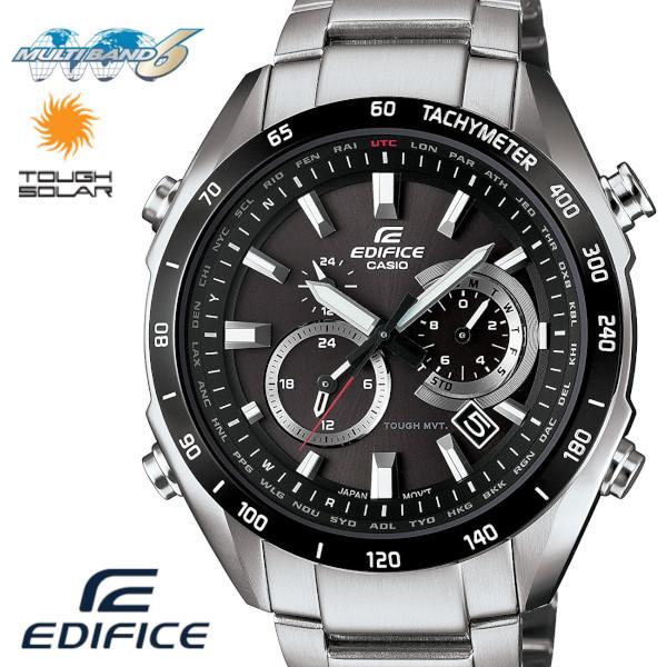 【箱訳あり】CASIO EDIFICE エディフィス 電波 ソーラー メンズ 腕時計 うでどけい EQW-T620DB-1A マルチバンド6  クロノグラフ