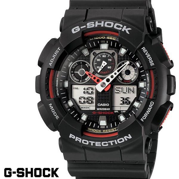 Casio Ga 100 1a4 G Shock Gショック Casio 腕時計 うでどけい メンズ ブラック アナログ デジタル Ga 100 1a4 腕時計 アクセサリー Gross 通販 Yahoo ショッピング