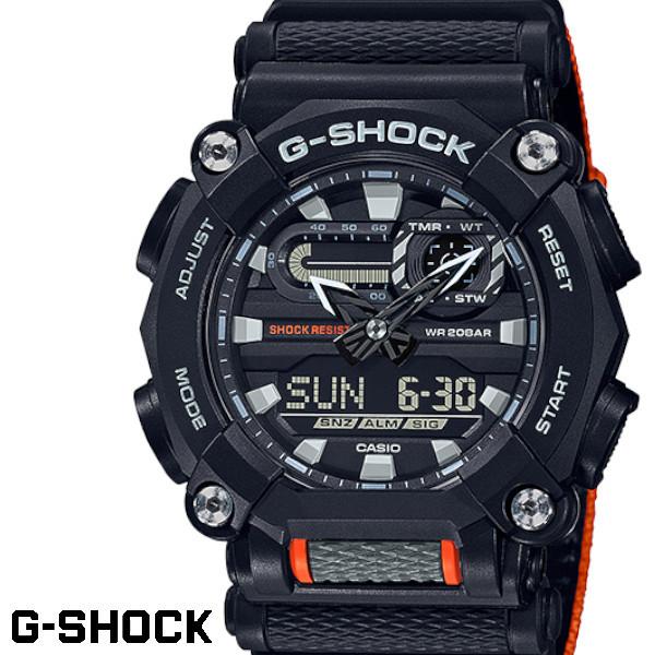 Casio G Shock ジーショック メンズ 腕時計 Ga 900c 1a4 ブラック オレンジ クロスバンド Ga 900c 1a4 腕時計 アクセサリー Gross 通販 Yahoo ショッピング