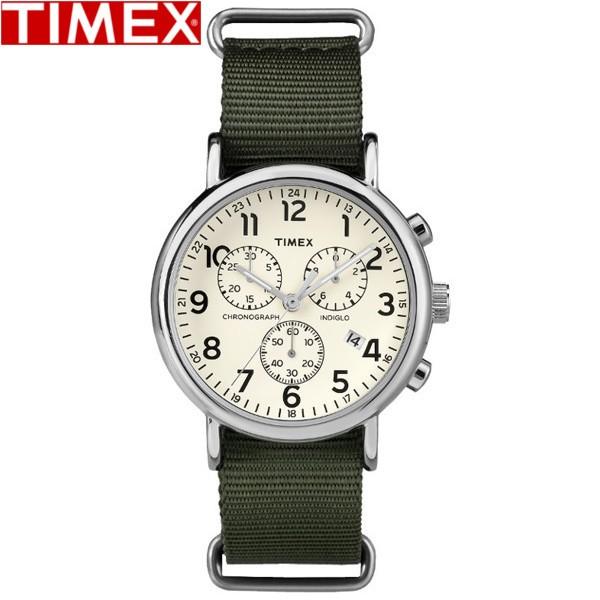 Timex タイメックス ウィークエンダー クロノグラフ 腕時計 Tw2p クリーム カーキ メンズ レディース Tw2p 腕時計 アクセサリー Gross 通販 Yahoo ショッピング