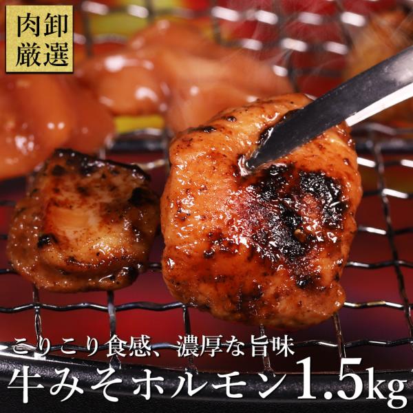 牛 味噌ホルモン 1.5kg(300g×5パック) ホルモン ギアラ アカセンマイ おつまみ BBQ バーベキュー 焼肉 焼き肉 冷凍 冷凍食品 お取り寄せグルメ 爆買