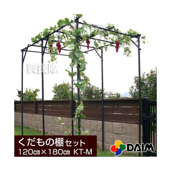 DAIM 第一ビニール くだもの棚セット パーゴラ 120cm×180cm KT-M 設置