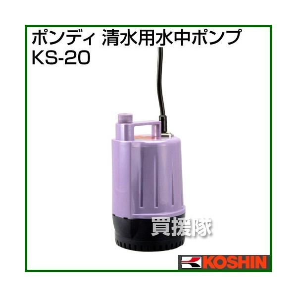 工進（KOSHIN） 清水用 水中ポンプ KS-20 口径:25mm/電圧:AC-100V
