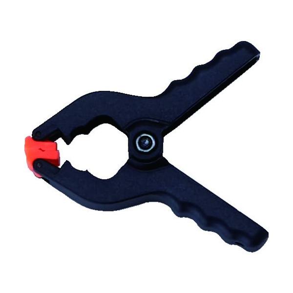 納期について：取寄品3〜5営業日目発送予定★欠品時除くメーカー名：トラスコ中山(株)【 特長 】・ナイロン樹脂製のスプリングクランプです。・可動式口金で素材をしっかりと挟むことができます。【 仕様 】品名:TRUSCO 樹脂製スプリングクラ...