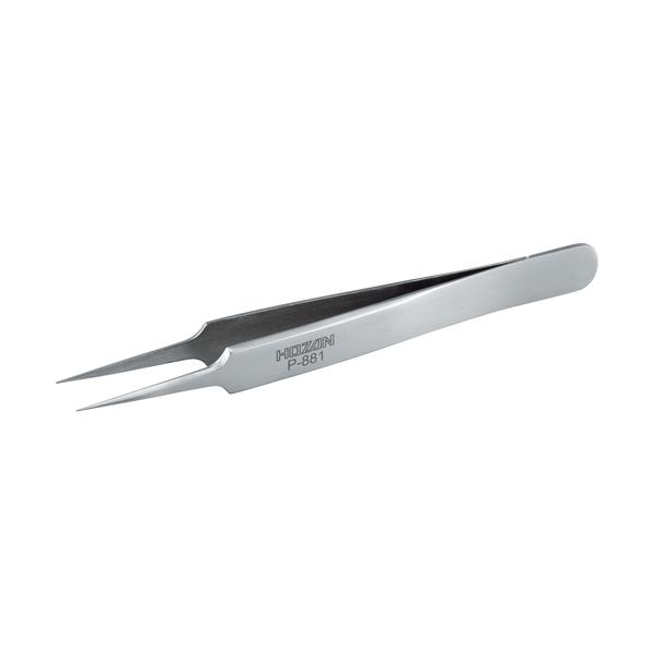 納期について：取寄品3〜5営業日目発送予定★欠品時除くメーカー名：ホーザン(株)【 特長 】・精密加工技術により先端がぴったり合います。・非磁性です。【 用途 】・小型パーツのピックアップ。【 仕様 】品名:HOZAN ピンセット 120m...