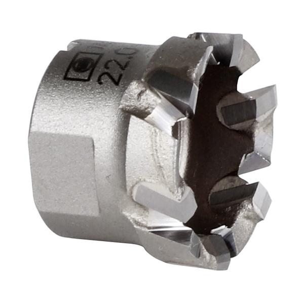 納期について：取寄品3〜5営業日目発送予定★欠品時除くメーカー名：(株)ミヤナガ【 特長 】・超硬チップの採用で、チャンネル鋼へのスムーズな穴あけができます。・チャンネル鋼穿孔機に取り付けて、C型チャンネル鋼、角パイプへの穴あけが可能です。...